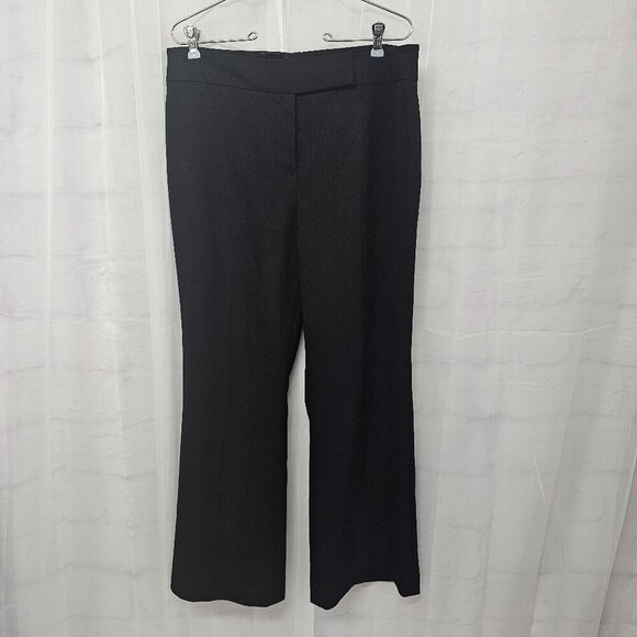 Alex Marie Trousers Pants Black Crop Business Office Casual 12P - Picture 1 of 11